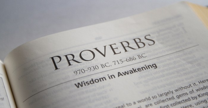 Proverbs resources