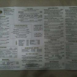 Rusty bellies menu tarpon springs