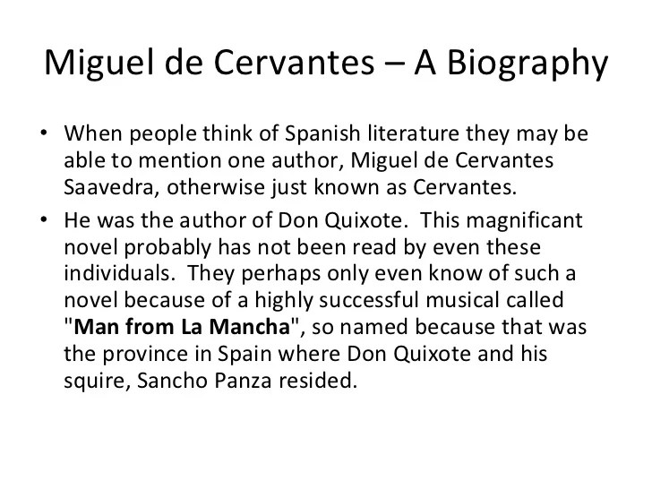 Don quixote summary chapter 3