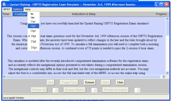 Patent bar exam practice questions