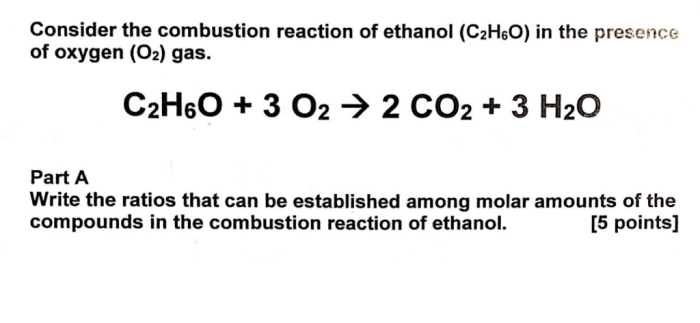 Balance o2 co2 h2o equation chemical following