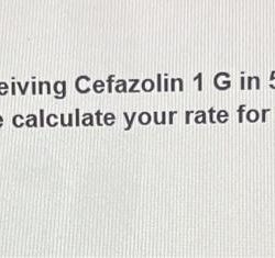 A patient is receiving cefazolin in combination with anticoagulants